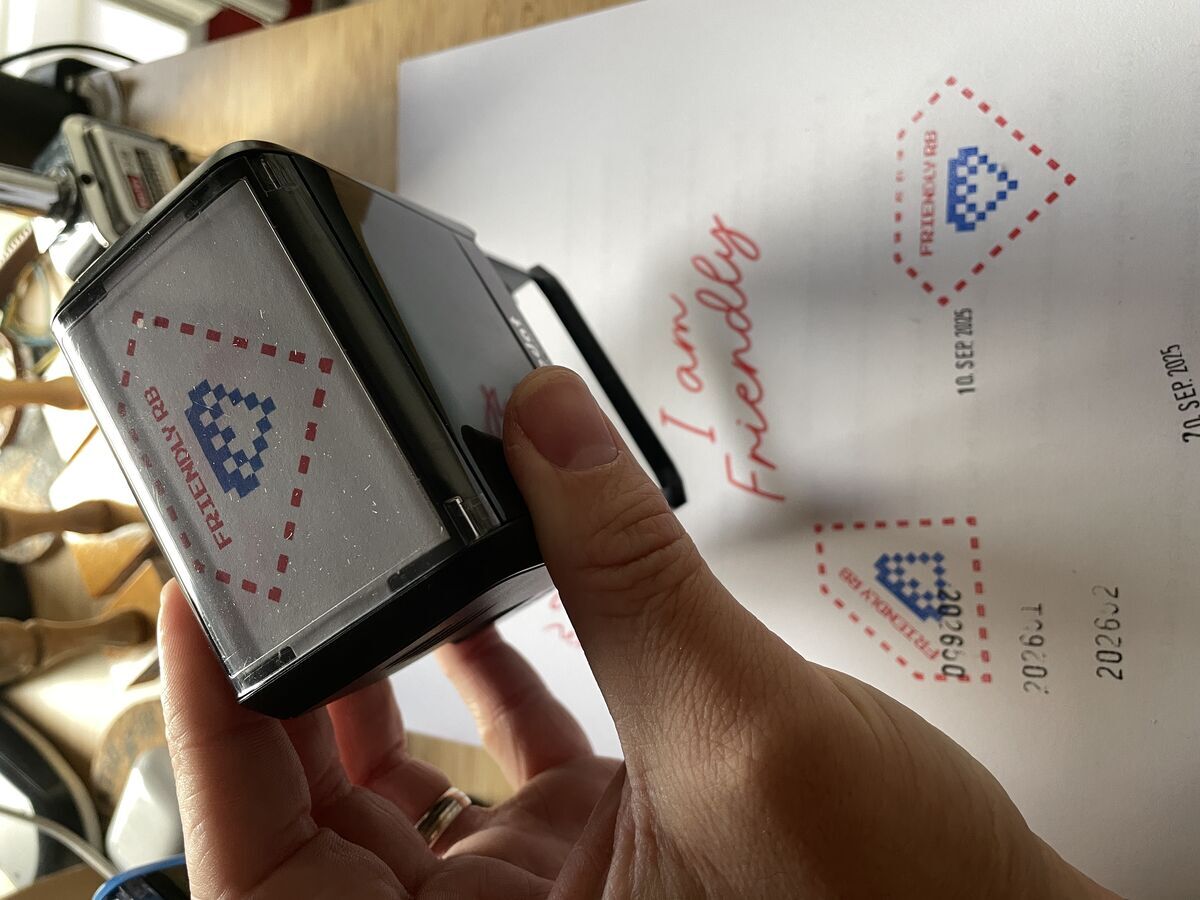 スタンプが押されたRuby Passportのページ