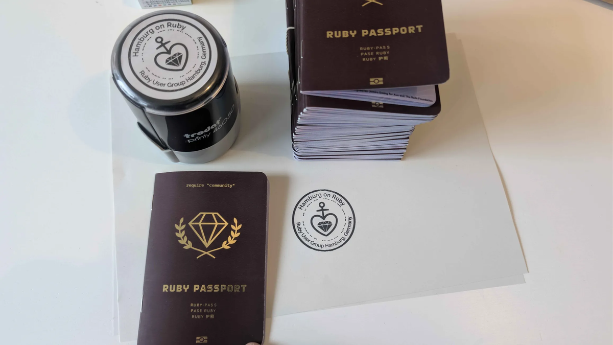 Hamburg on Ruby スタンプ