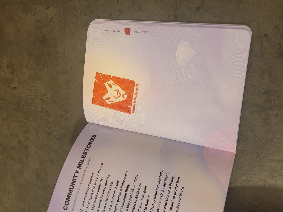 Munich Rubyshift スタンプ