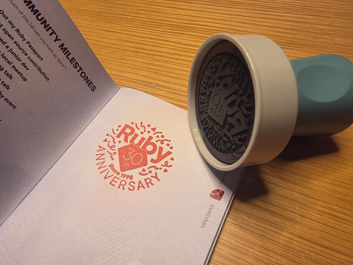 Ruby 30 スタンプ